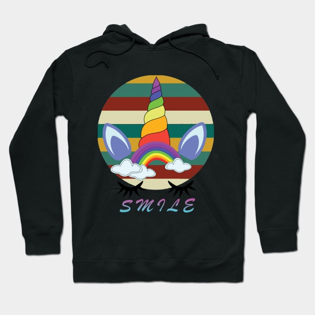 smile more Hoodie by Newlookal